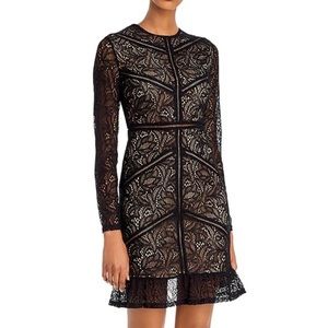 NWT Bardot black lace dress